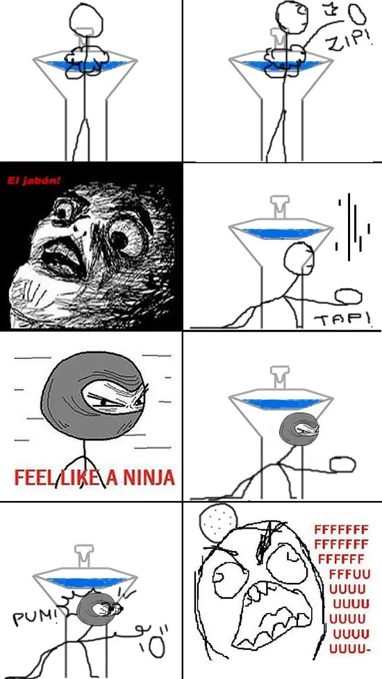 memes sentirse como un ninja