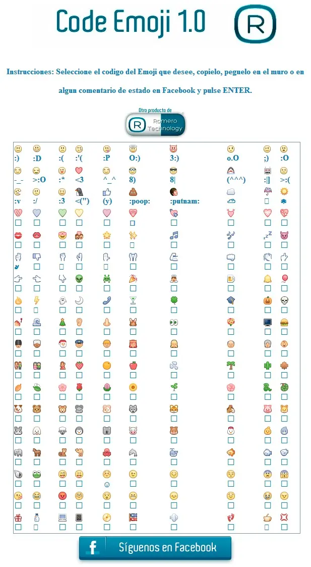 Code Emoji 1.0 para tu Blog o Web