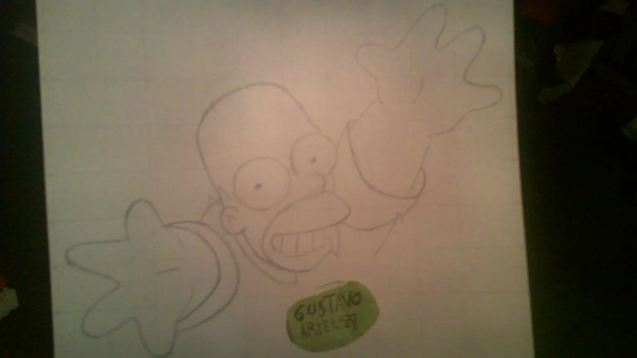 Mi Dibujo de los Simpson (Día del padre)