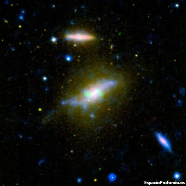 Se observa por primera vez el envejecimiento galactico