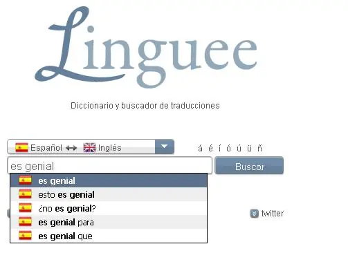 Traductor inglés español - linguee