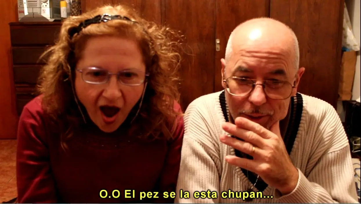 Hombre se masturba con un pez (video reacción de mis padres