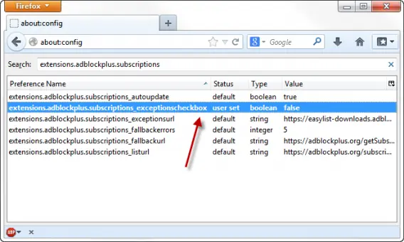 Cómo desactivar los anuncios permitidos de Adblock Plus