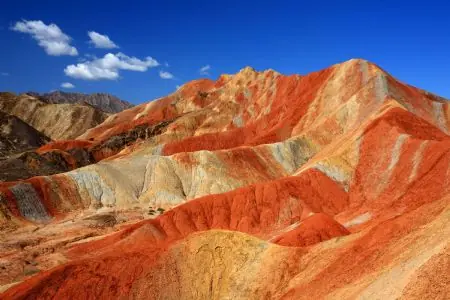Parque Geológico de Zhangye. Universo de color