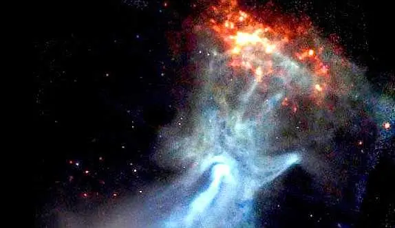 NASA captura imagen de "La Mano de Dios"