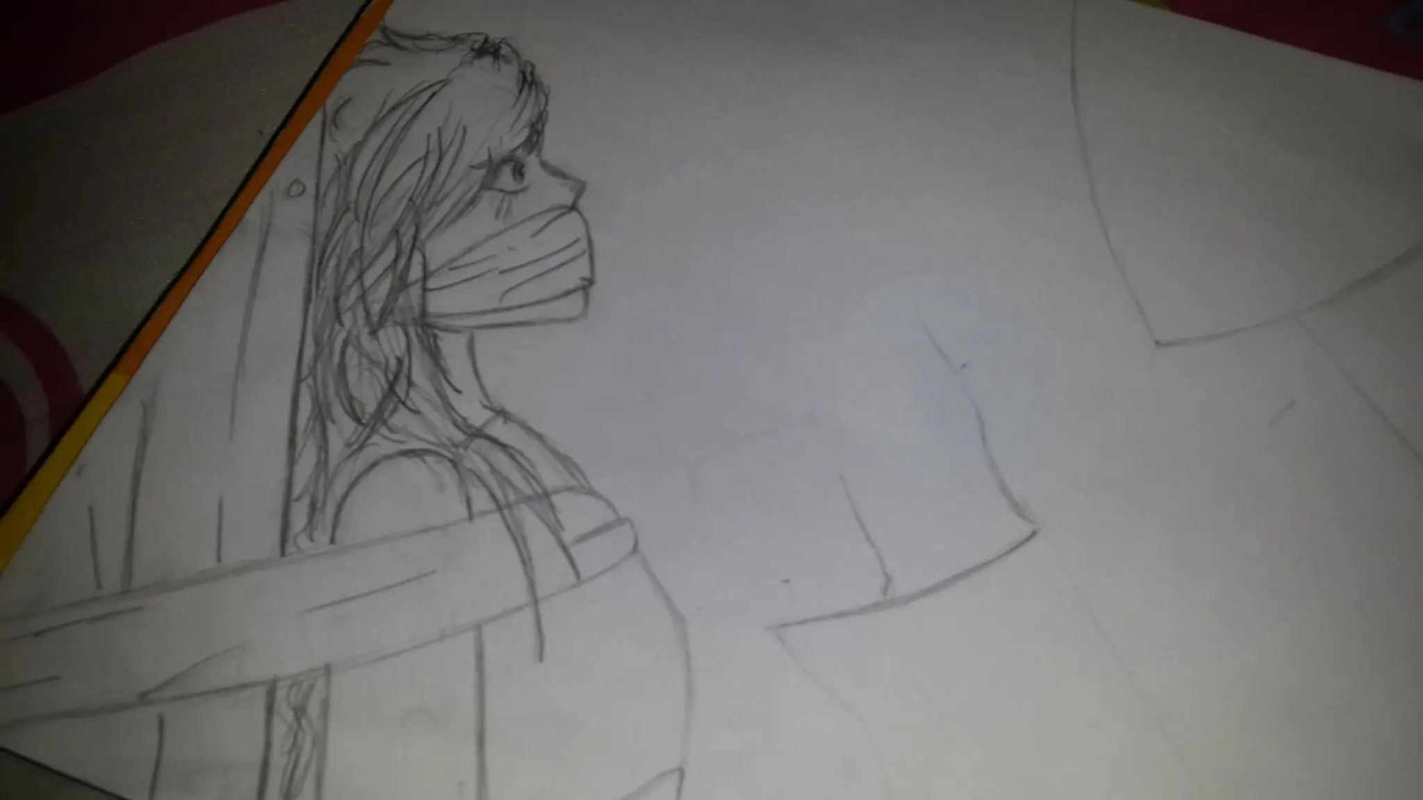 Dibujé a slenderman y te lo muestro