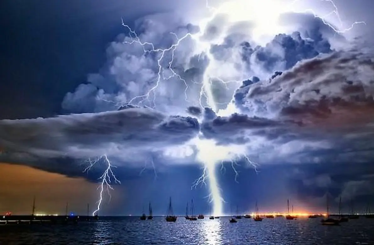 Rayos de tormenta procedentes del espacio exterior