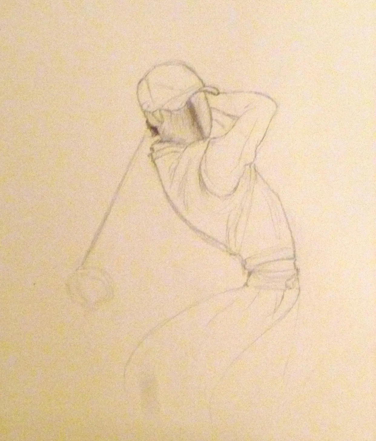 Mis dibujos surrealistas - "Estrella del golf"