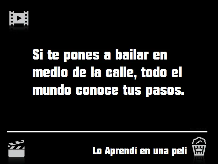 de una pelicula