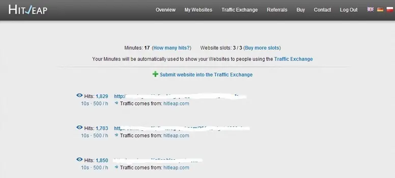 Aumentar el trafico de su pagina web o blog rapidamente