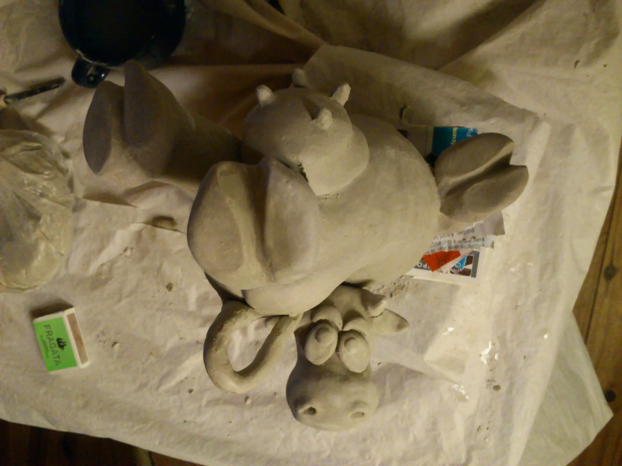 La vaca abducida (Lampara propia, paso a paso)Re editado