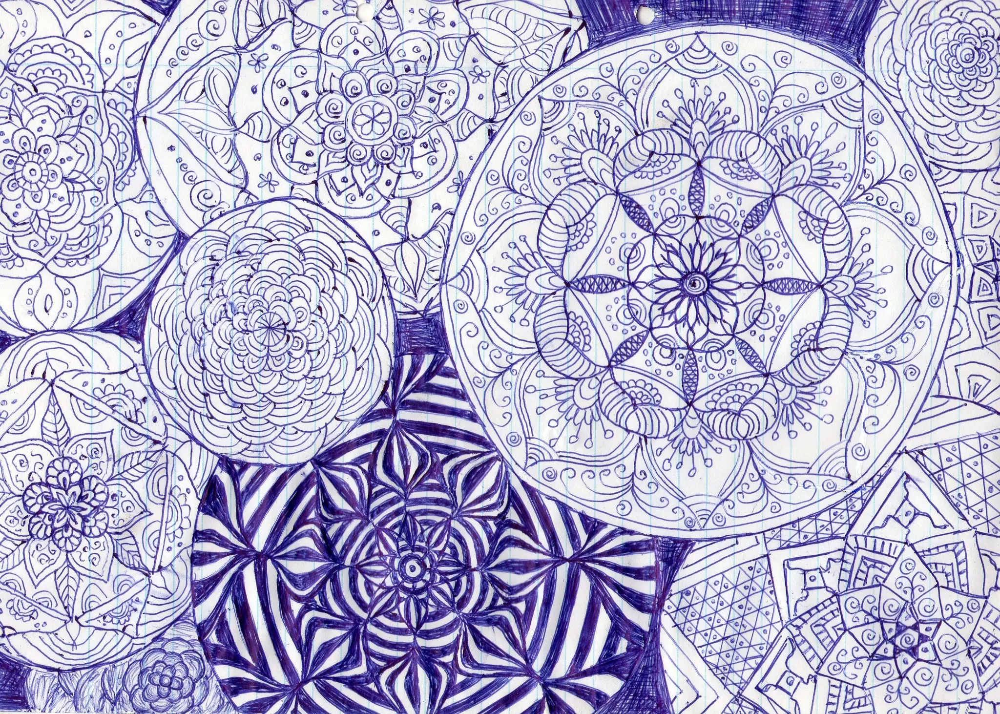 Con lapiceras.. Mandalas y algunos viajes