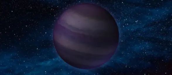 Descubren astro helado
