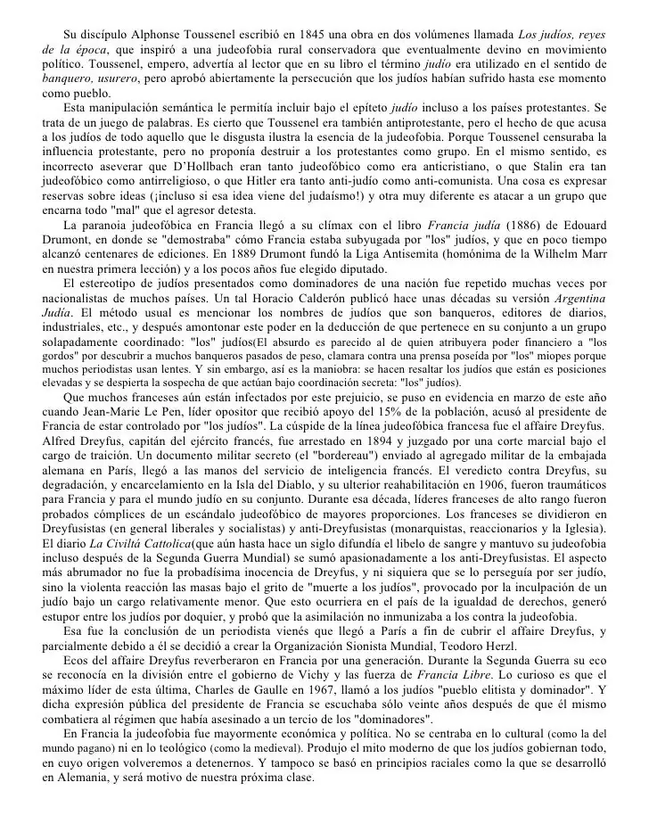 La Judeofobia