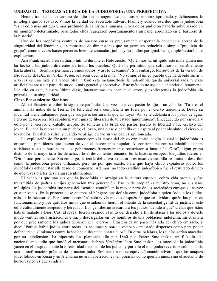 La Judeofobia