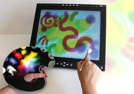 tabla gráfica con gran realismo para pintar