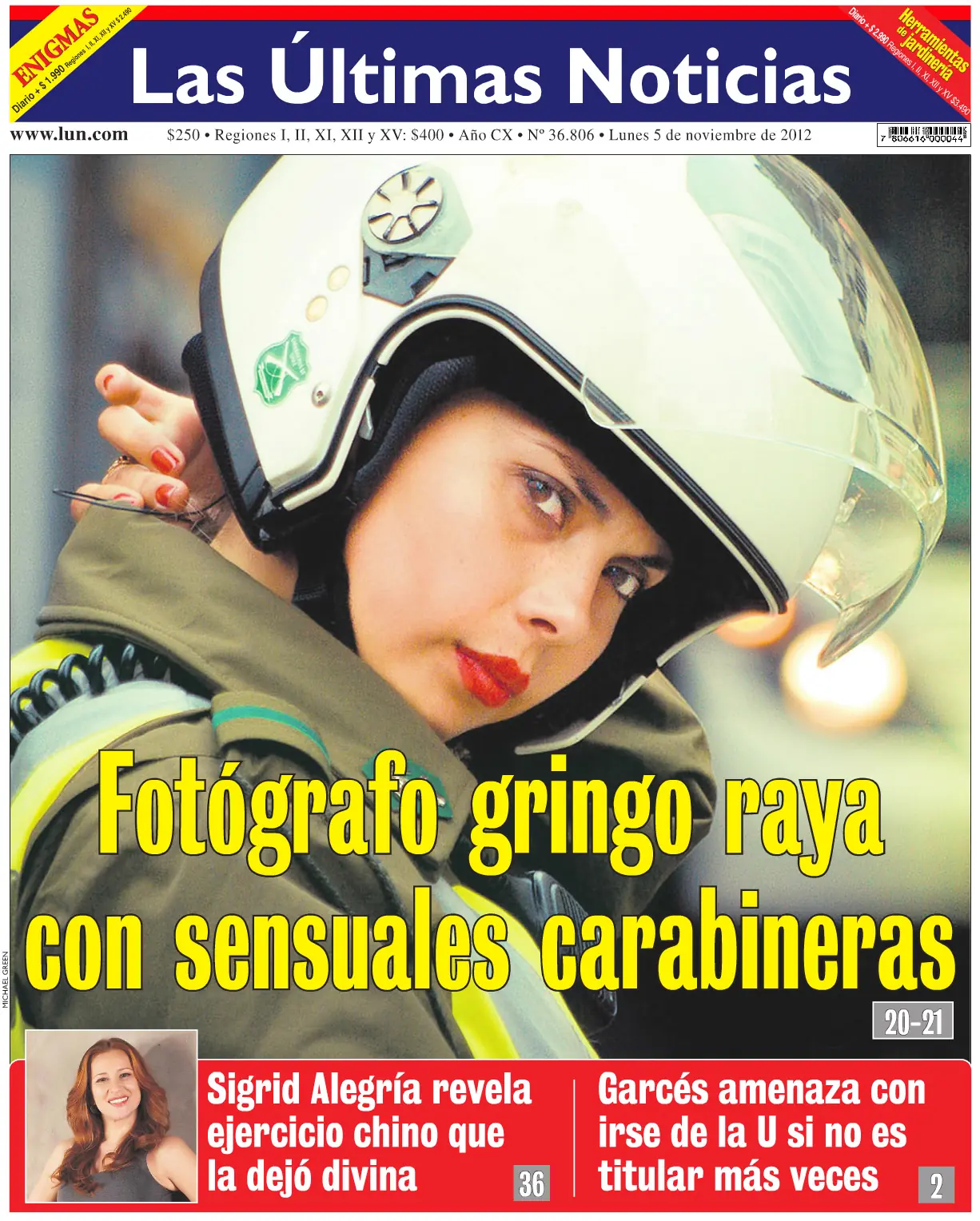 Las Carabineras mas sensuales de Chile Blog Rouge y Pistolas