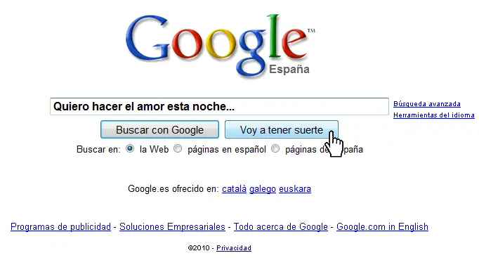 10 bromas de Google, voy a tener suerte!