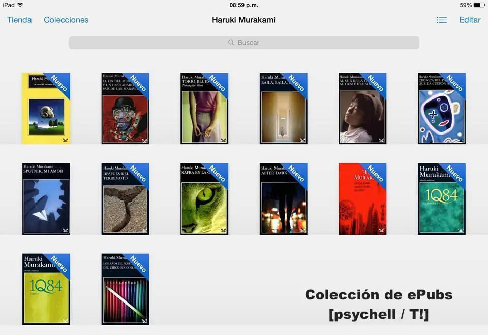 Colección de Haruki Murakami en ePub [Español]
