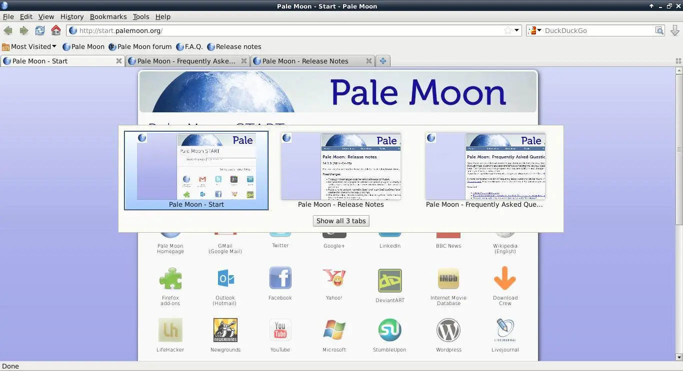 Pale Moon, ¿ el futuro de Mozilla Firefox ?