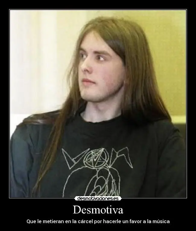 Datos sobre Varg Vikernes mi ídolo.