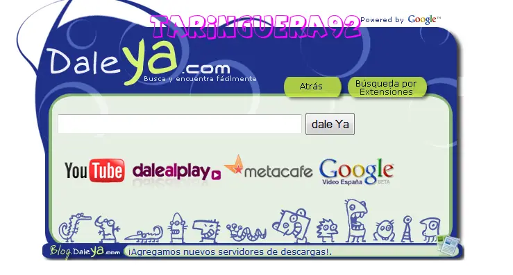 Excelente buscador por extensiones y host