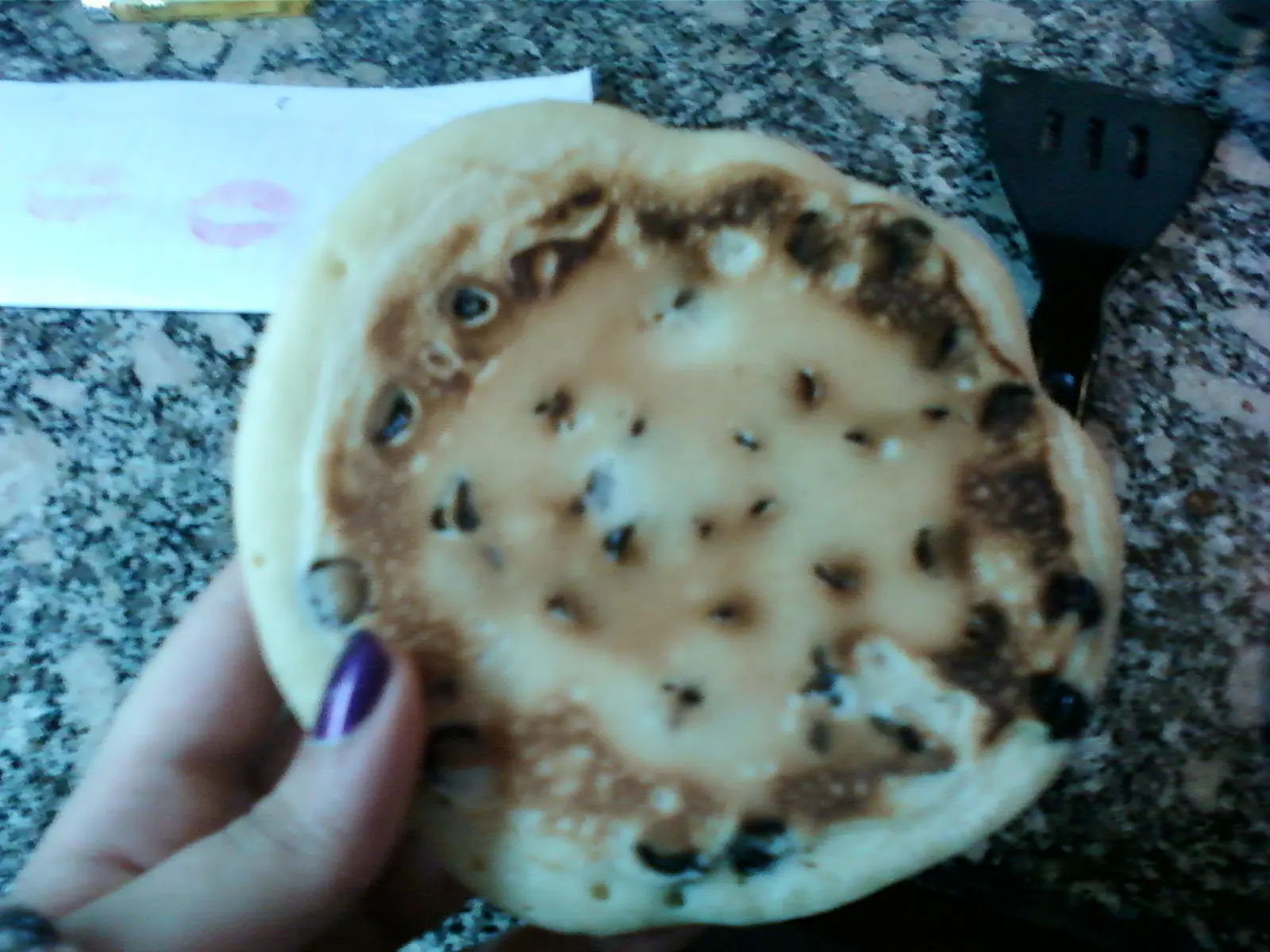 Tortitas americanas esponjosas de plátano (Foto-Receta)