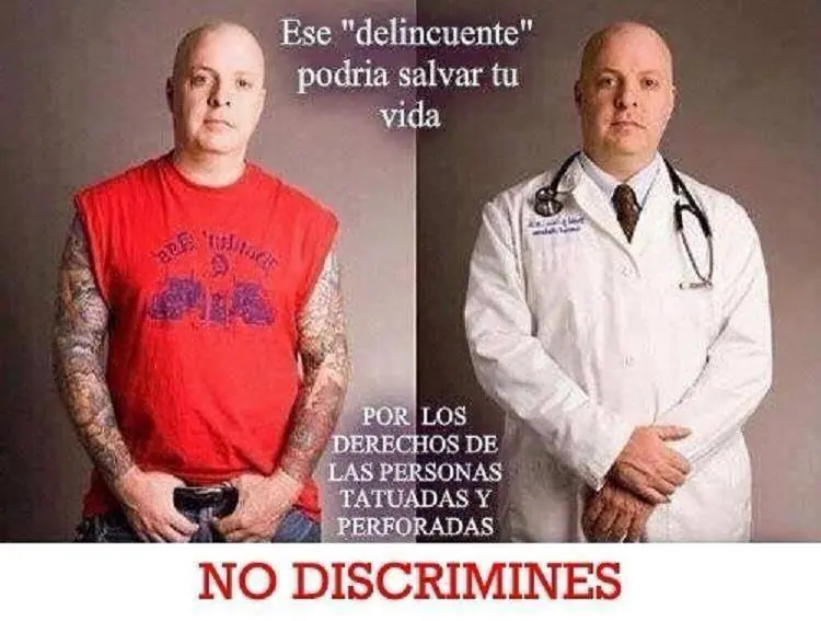las perforaciones y los tatuajes
