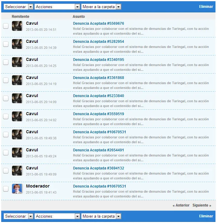 denuncias