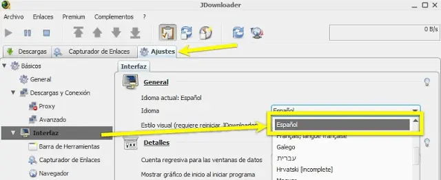 Cómo Configurar JDownloader