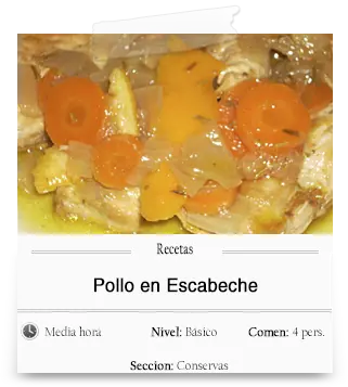 Pollo en escabeche, muy facil y rapido!
