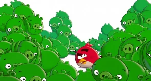 Bad Piggies un giro de 360° de Agry Birds
