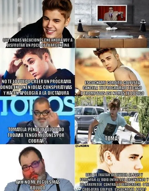 Las historietas de Justin