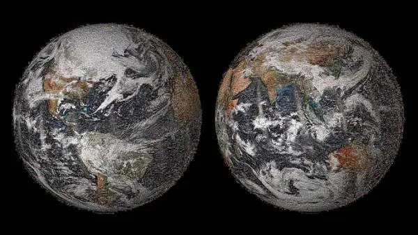 Así se ve la selfie de la Tierra