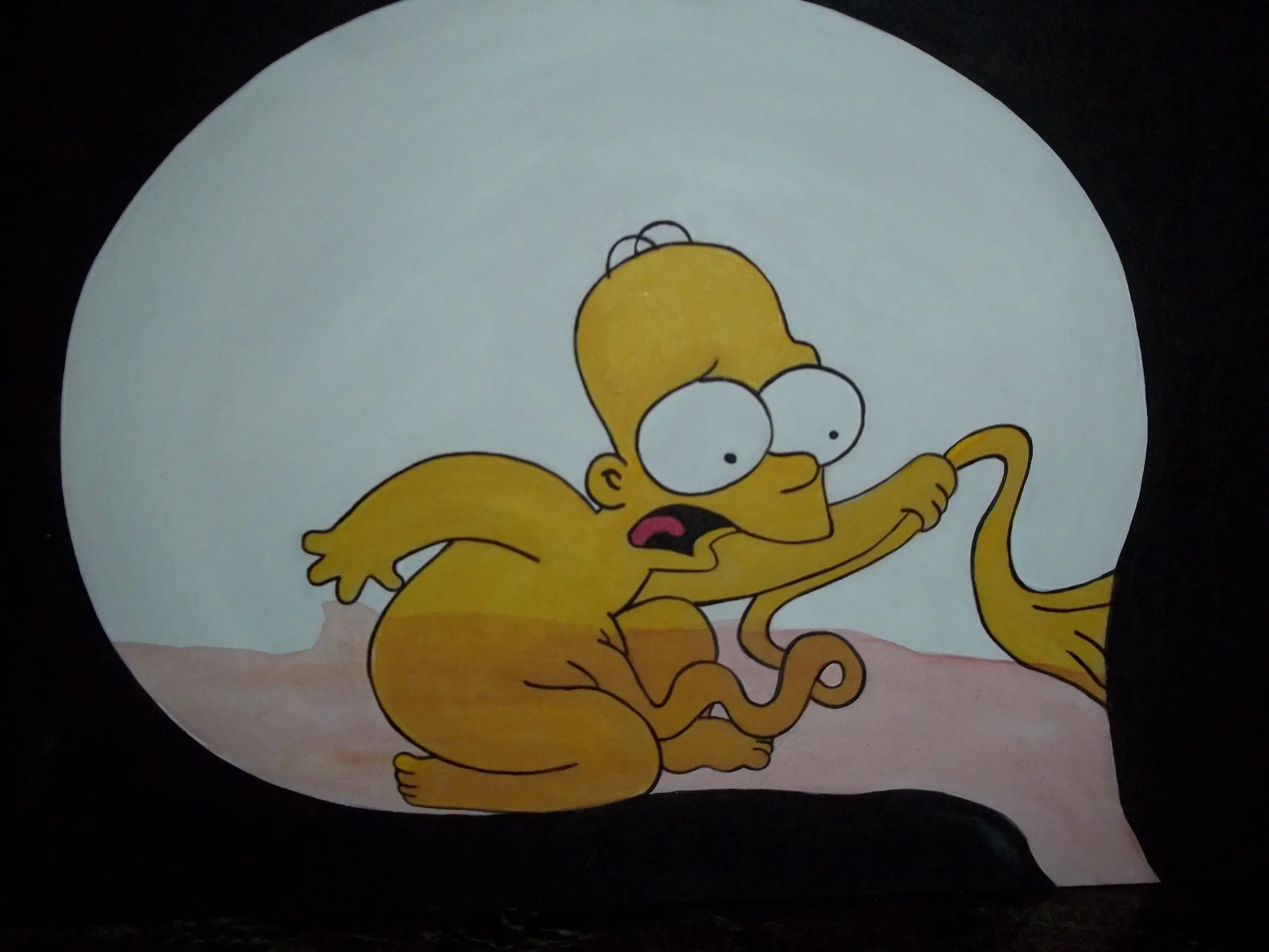Pinte a Homero bebe en el útero y te lo muestro!