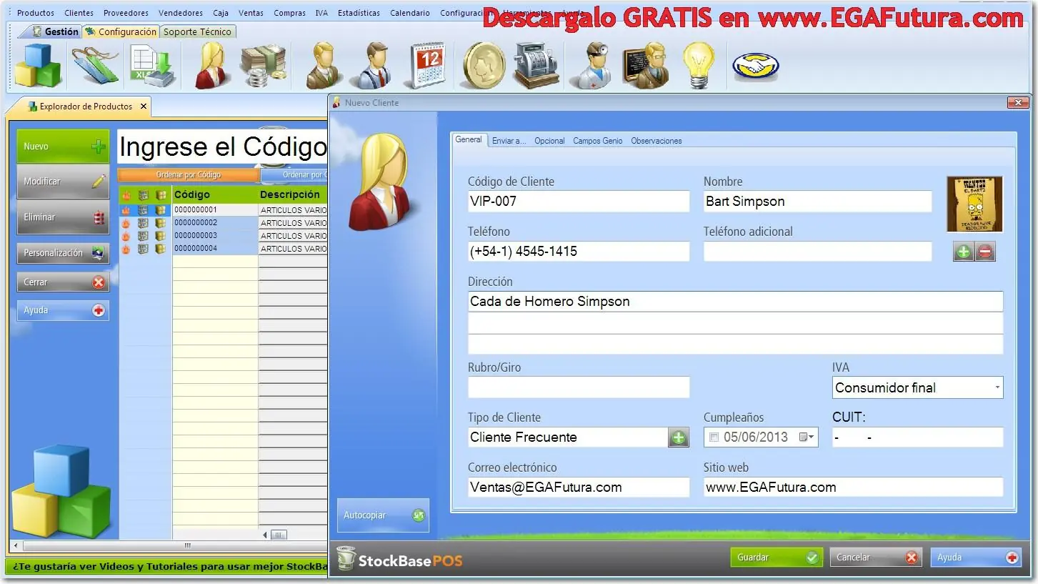 Software de Gestión Comercial: StockBase POS