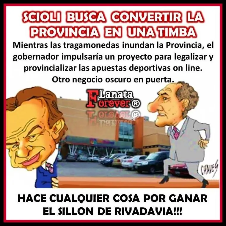 Scioli convertirá la provincia en una timba