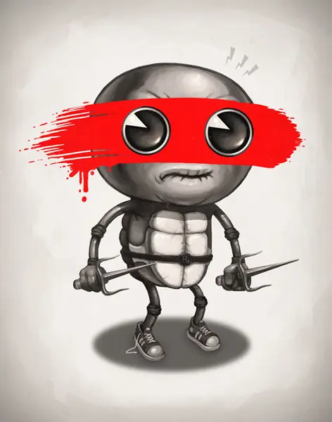 Ilustraciones impresas en playeras por Sir Mitchell