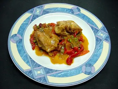 como preparar Pollo en Chanfaina