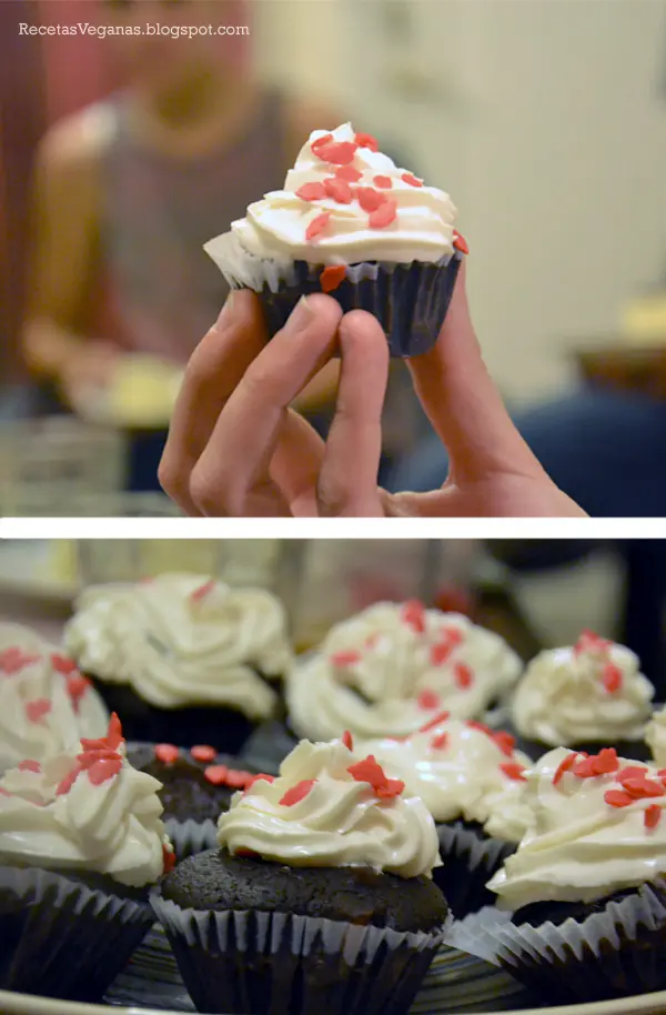 cupcakes de chocolate