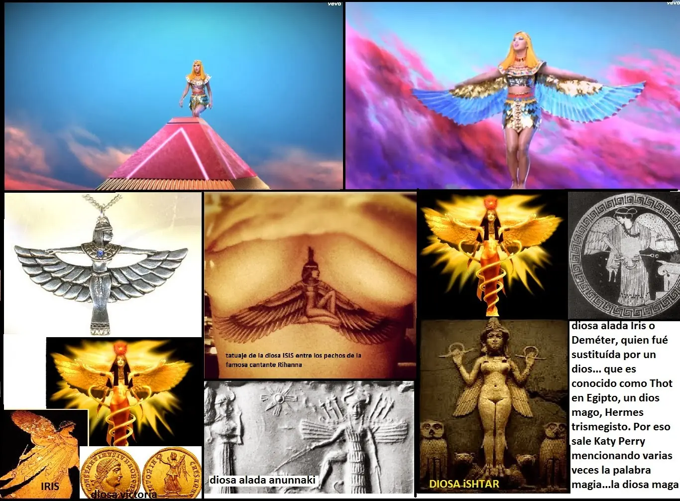Katy Perry Dark Horse Simbología Illuminati
