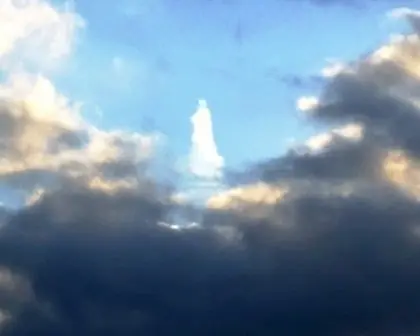 ¿Figura de Jesús de Nazaret en el cielo o una simple nube?