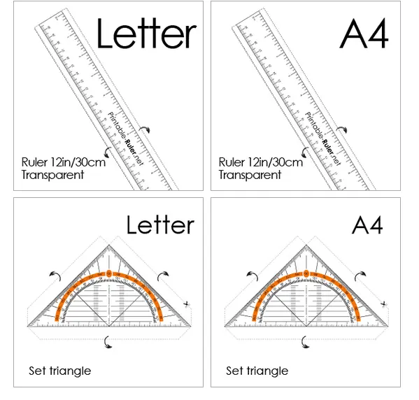 ¿Olvidaste tu juego de geometría? Aquí uno imprimible