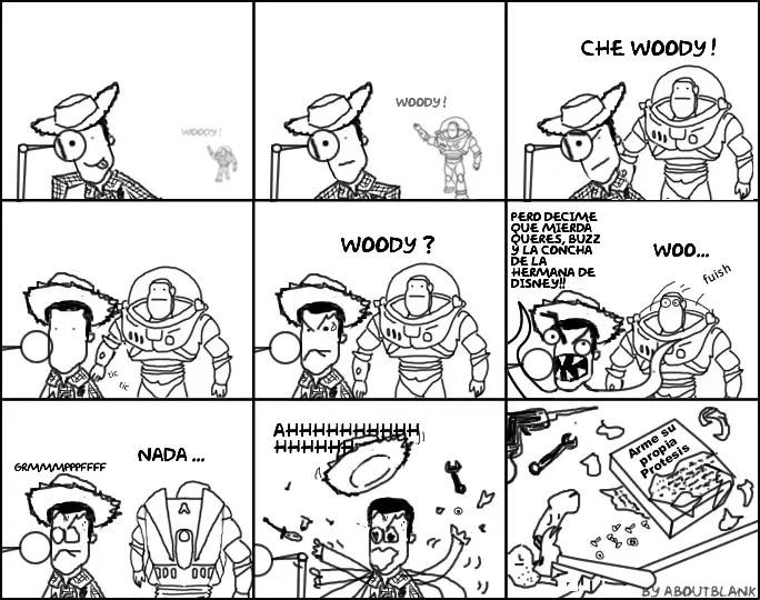 Reite? El Woody y El Buzz ~~~ Comic Original ~~~ #4 + Yapa