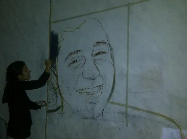 Mural homenaje a Lichi Gelati (paso a paso)