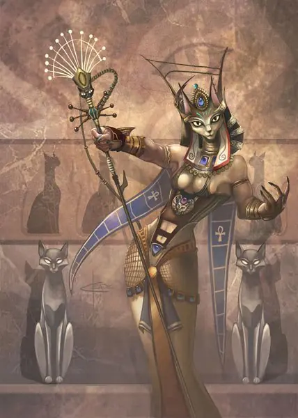 Bastet, la diosa egipcia de los gatos