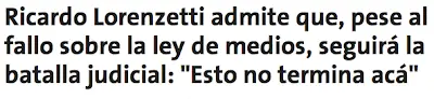 Ley de medios: Corte Suprema de Injusticia