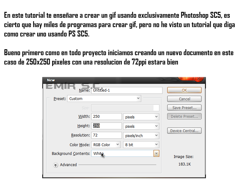 Tutorial: Crea un gif en Photoshop CS5