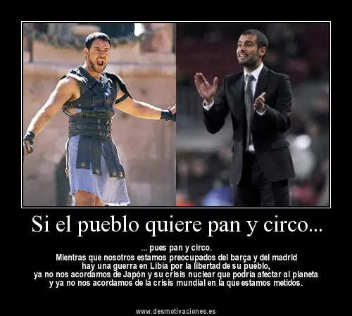 Fútbol para Todos, pan y circo fascista