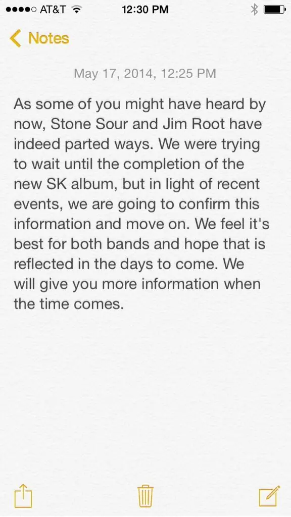 stone sour